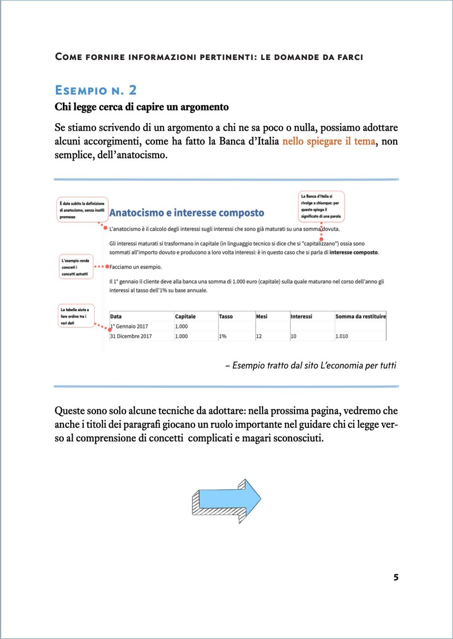 Pagina estratta dalla guida su ISO plain language e scrittura giuridica: 4 principi da seguire